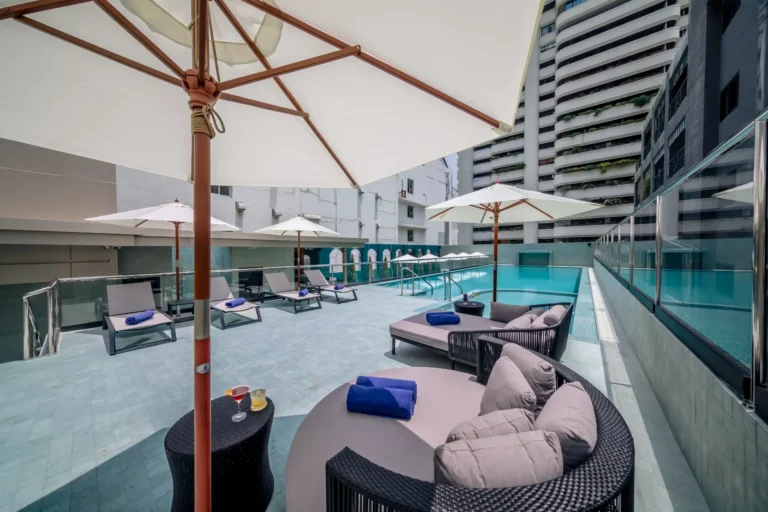 Outdoor Pool & Aura Pool Bar